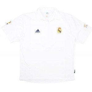 Camisa retro Adidas Real Madrid 2001 2002 I jogador